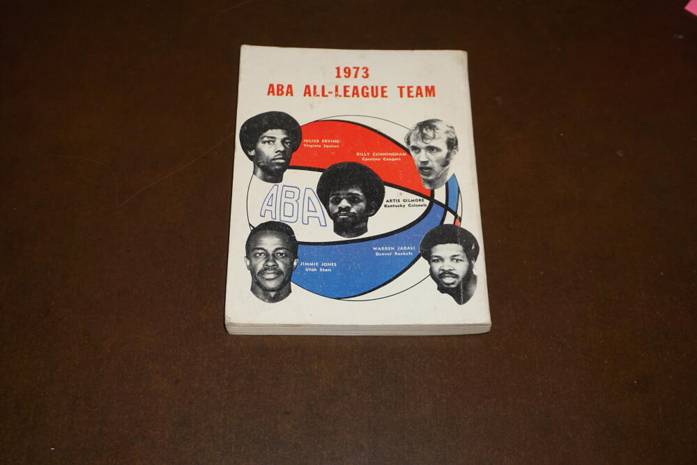 1973 1974 TSN SPORTING NEWS ABA BASKETBALL LEAGUE  GUIDE EX-MINT